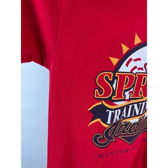 Vintage Lee Sport Indians Spring Training 2000 Shirt Sz L - Picture 3 of 7